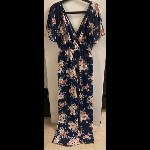 Target flower jumpsuit! - Picture 2 of 3